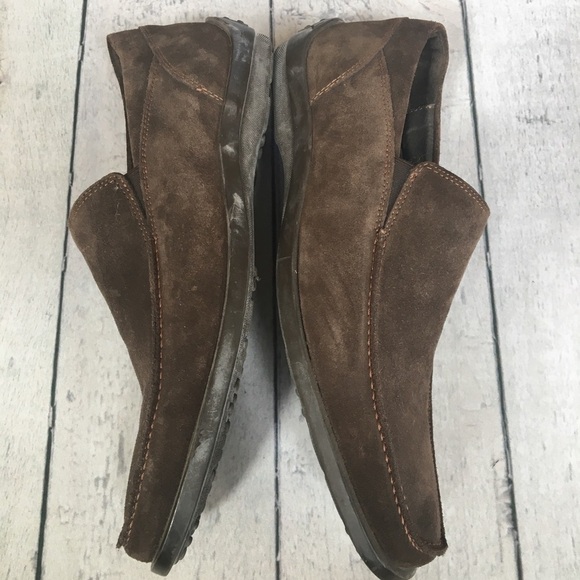 Natha Studio brown suede/leather slip-on loafers - Picture 6 of 8